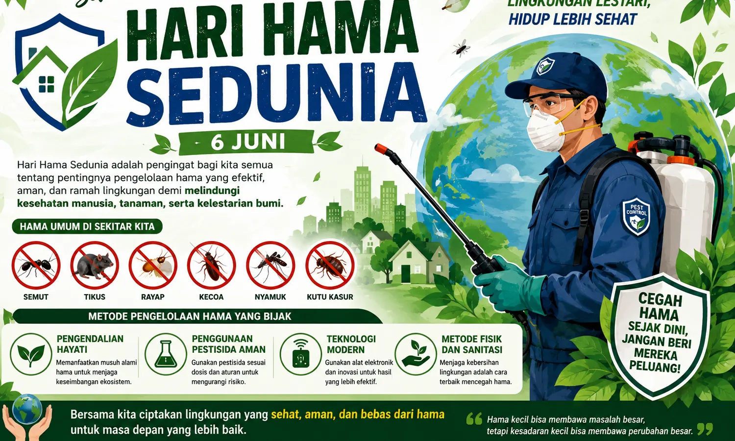 Hari Hama Sedunia: Kesadaran Kecil yang Berdampak Besar bagi Kehidupan